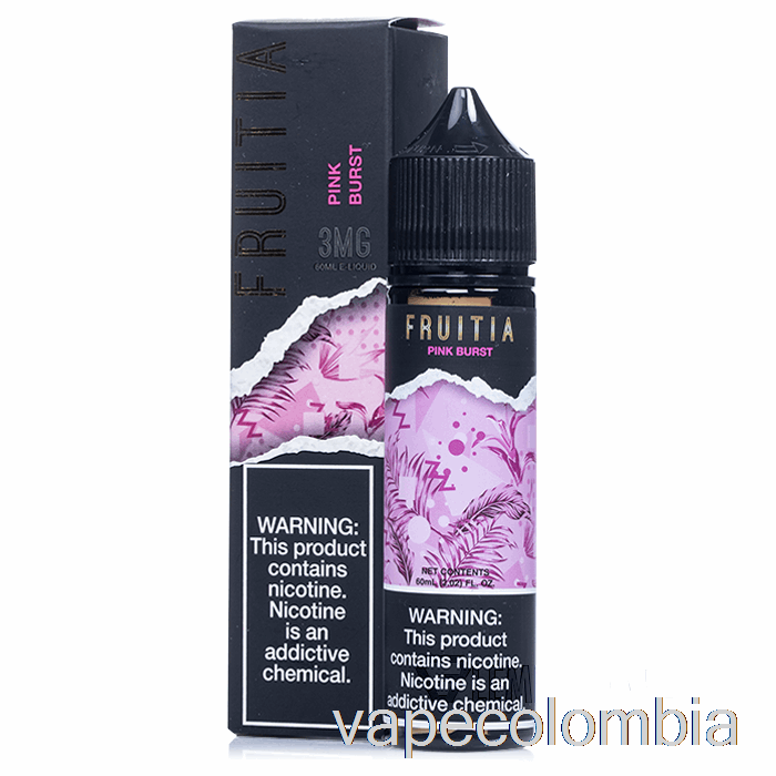 Vape Recargable Pink Burst - Fruitia - 60ml 3mg